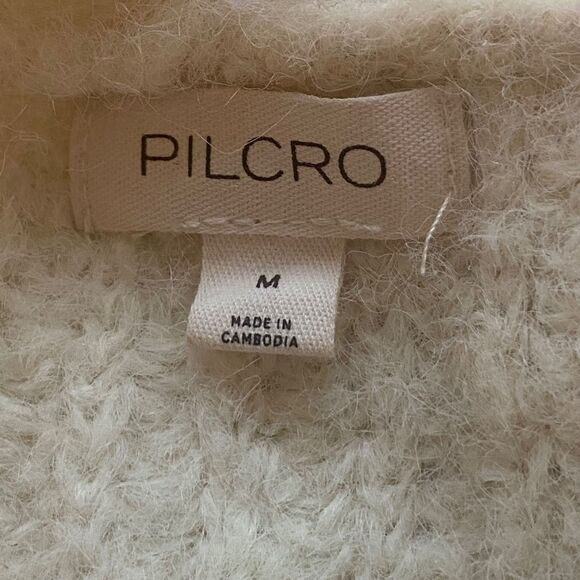 Pilcro Chunky Knit Balloon Sleeve Sweater – Size M - Picture 3 of 11